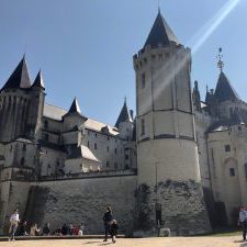 Coach Travel - scenic chateau Photo of a chateau in the Loire Valley take on a Blue Iris coach holiday.